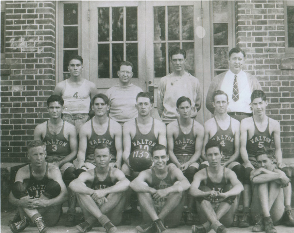 Walton High School 1937 Basketball Team